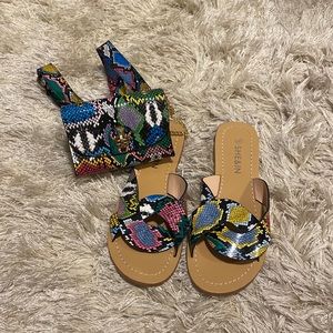 Shoes & Belt Bag Set